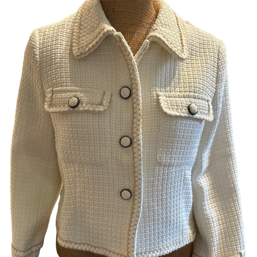 MOTf cropped blazer sized L